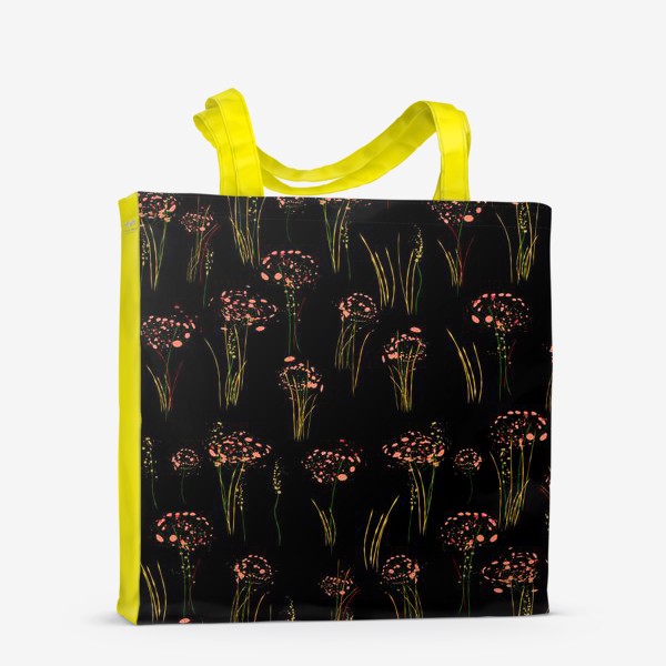 Сумка-шоппер «абстрактные цветы»