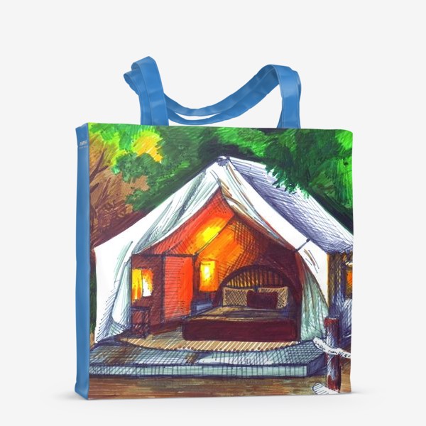 Сумка-шоппер «Тепло в палатке»