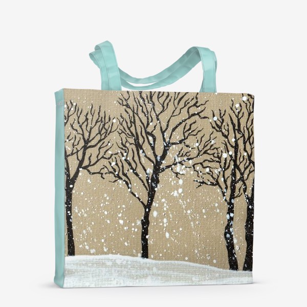 Сумка-шоппер «Зимние деревья»