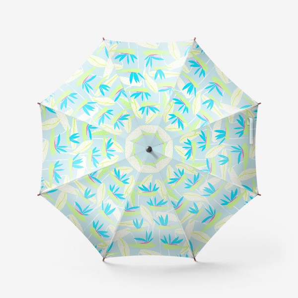 Зонт «тропические цветы»