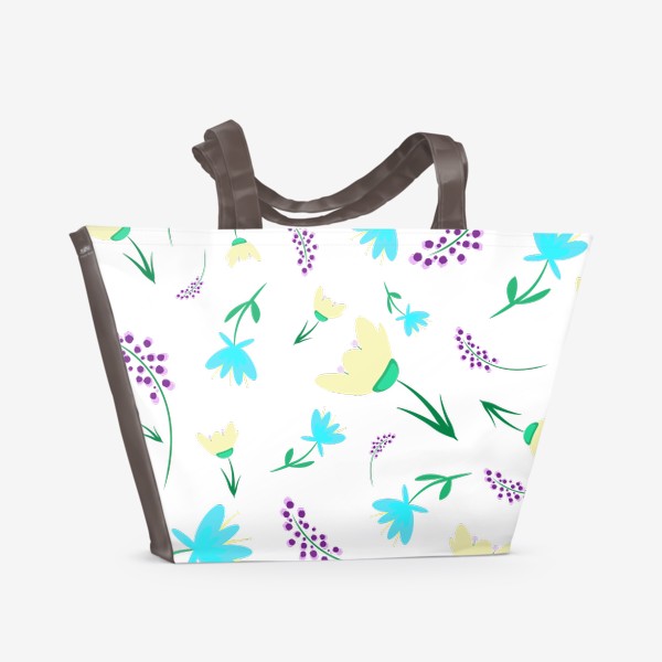 Пляжная сумка &laquo;Нежные цветы&raquo;