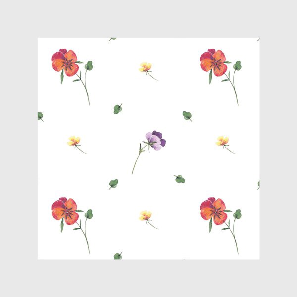 Скатерть «Летний орнамент из цветов»