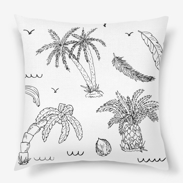 Подушка «пальмы»