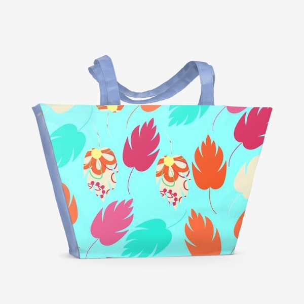 Пляжная сумка «Листья »
