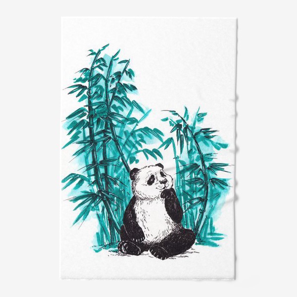 Полотенце «Панда и бамбук»