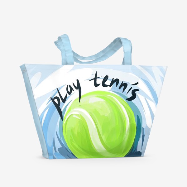 Пляжная сумка &laquo;Играй в теннис&raquo;