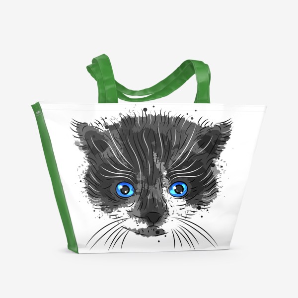 Пляжная сумка «Котик красавчик»