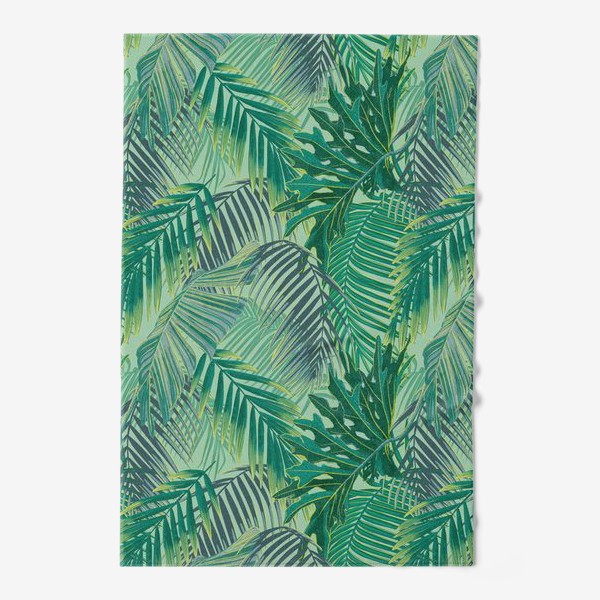 Полотенце «зеленые  тропики»