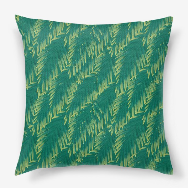 Подушка «Зеленые  тропики»