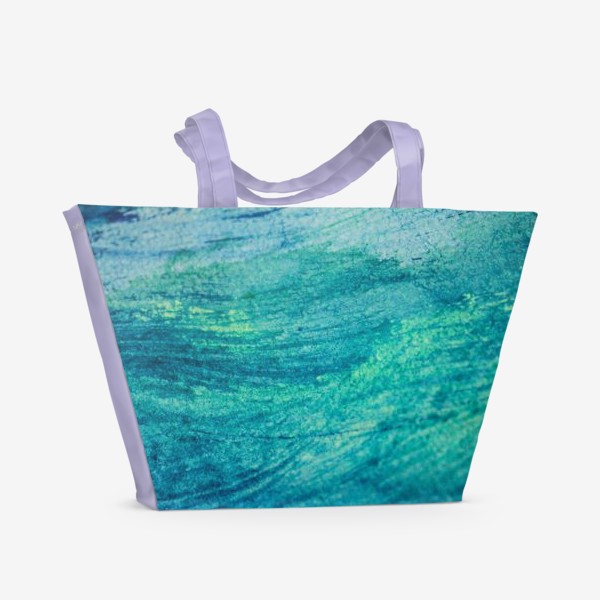 Пляжная сумка «море акварели»