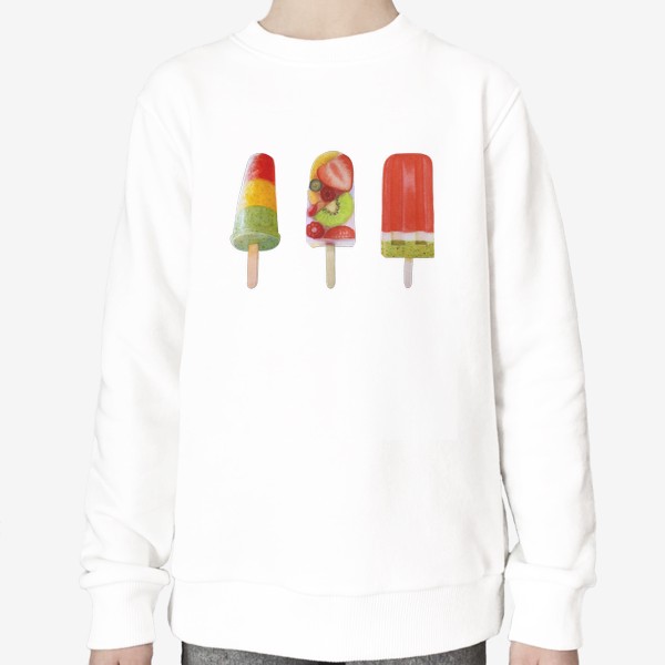 Свитшот «Фруктовое мороженое на палочке»