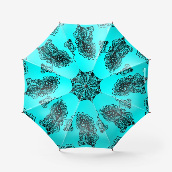 Зонт «Бирюзовые чудеса»