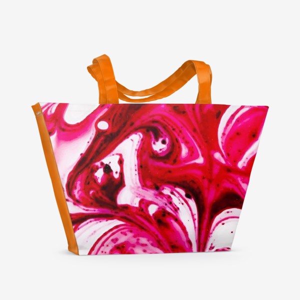 Пляжная сумка &laquo;Розовые капли&raquo;