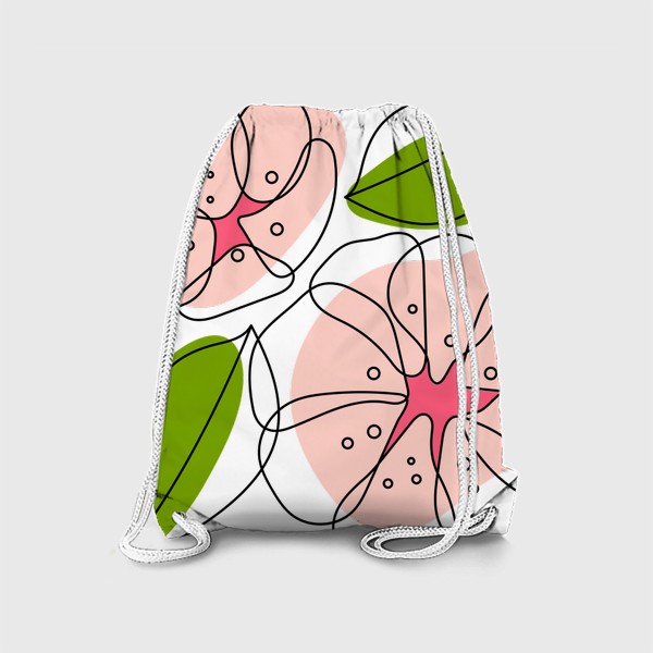 Рюкзак «Весна абстрактный цветок»