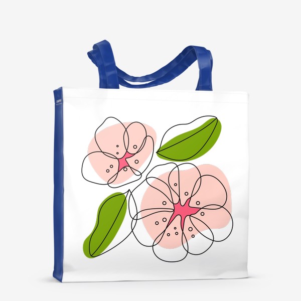 Сумка-шоппер «Весна абстрактный цветок»