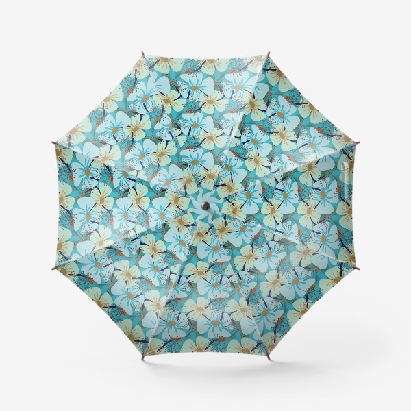 Зонт «Маки голубые »