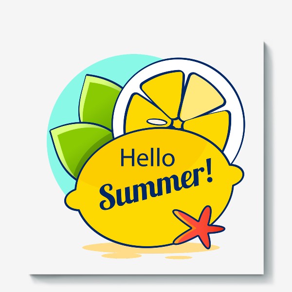 Холст «Hello Summer!»