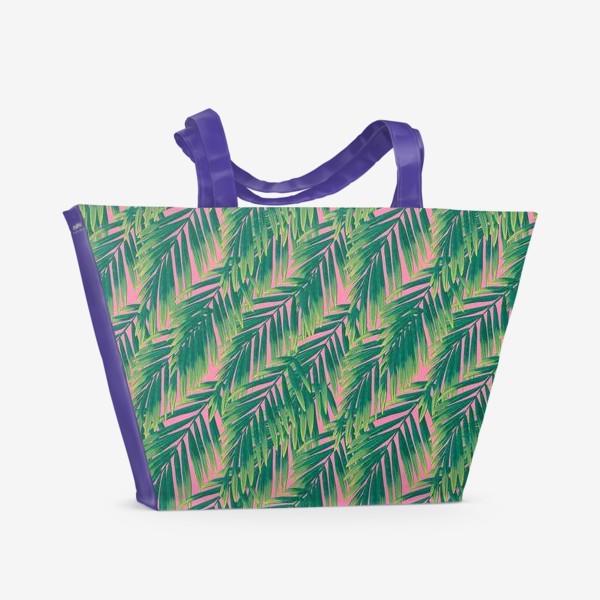 Пляжная сумка «Зеленые  тропики»