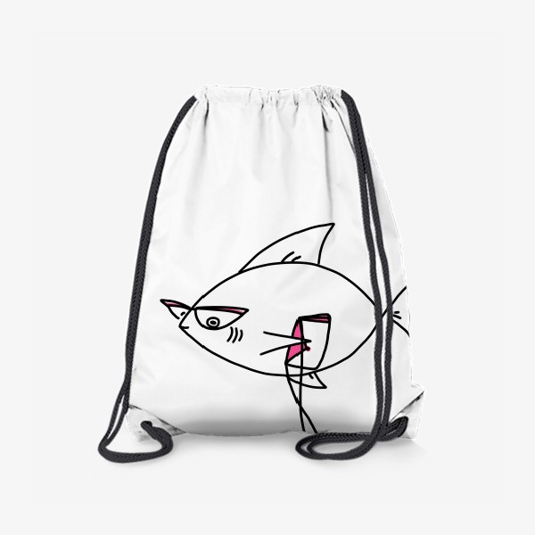 Рюкзак «Стильная рыбка с сумочкой »