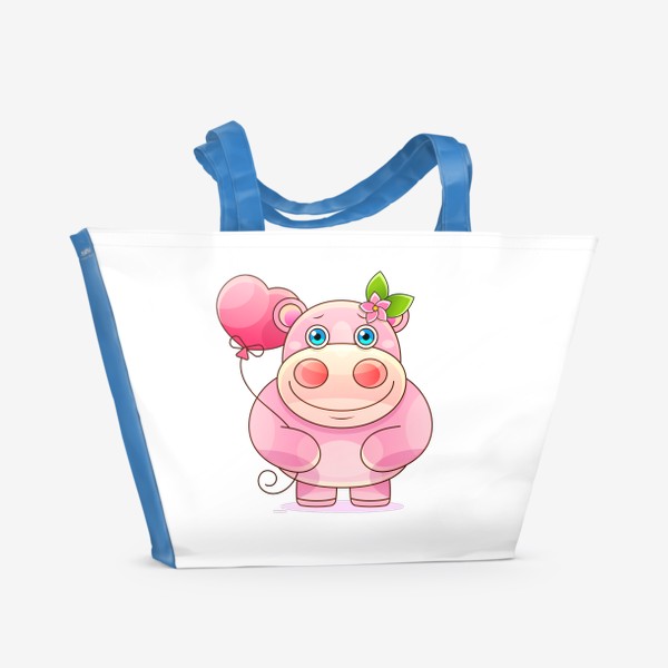 Пляжная сумка «Розовый »