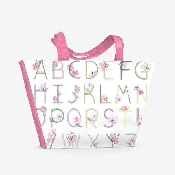 Пляжная сумка «Abc алфавит»