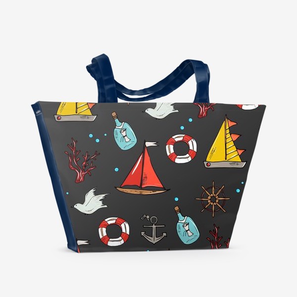 Пляжная сумка «морское путешествие»