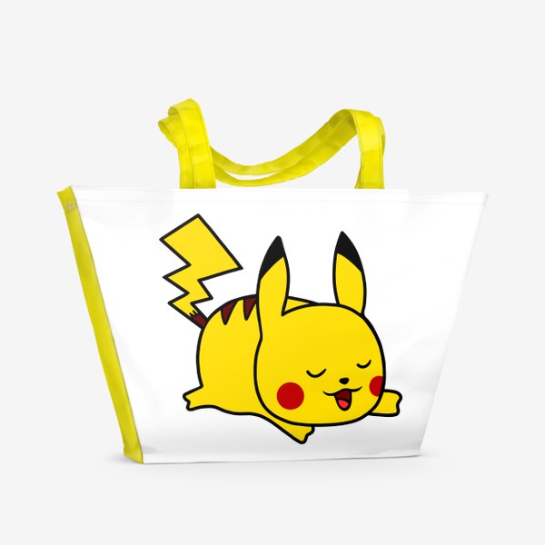 Пляжная сумка «Пикачу, Pikachu»