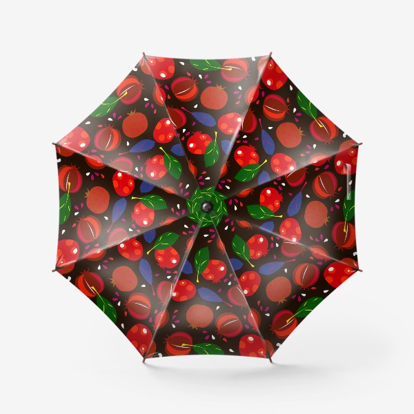 Зонт «спелый гранат»