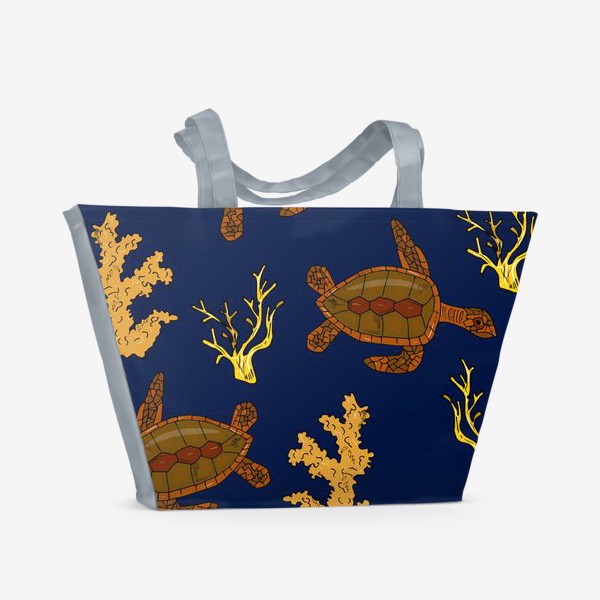 Пляжная сумка «черепаха»