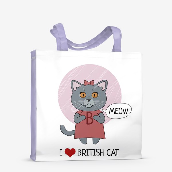 Сумка-шоппер «Британская кошка»