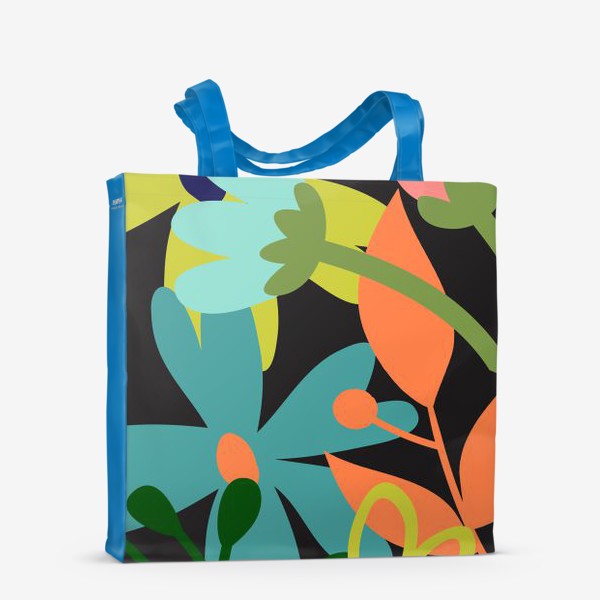 Сумка-шоппер «Абстрактные летние цветы»
