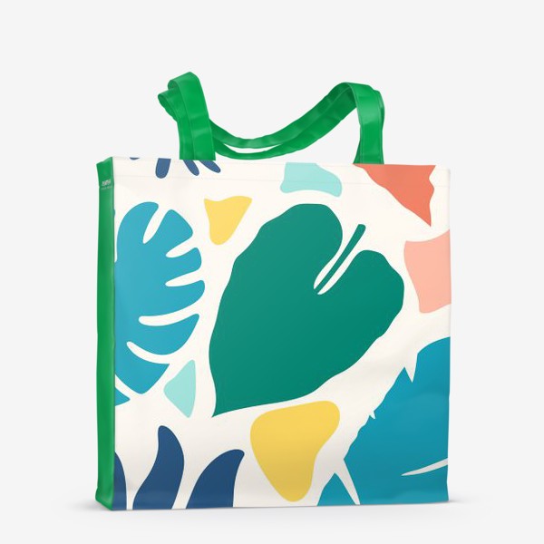 Сумка-шоппер «Абстрактные листья пальм»
