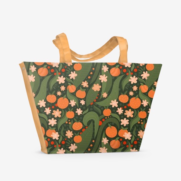 Пляжная сумка «Апельсиновый принт»