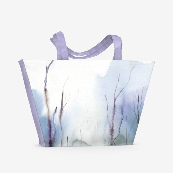 Пляжная сумка &laquo;Туманный пейзаж&raquo;