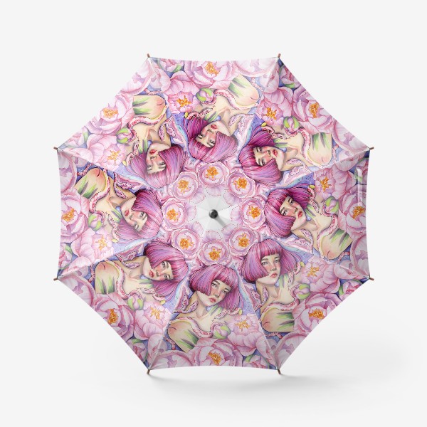 Зонт «Розовая дева со змеями»