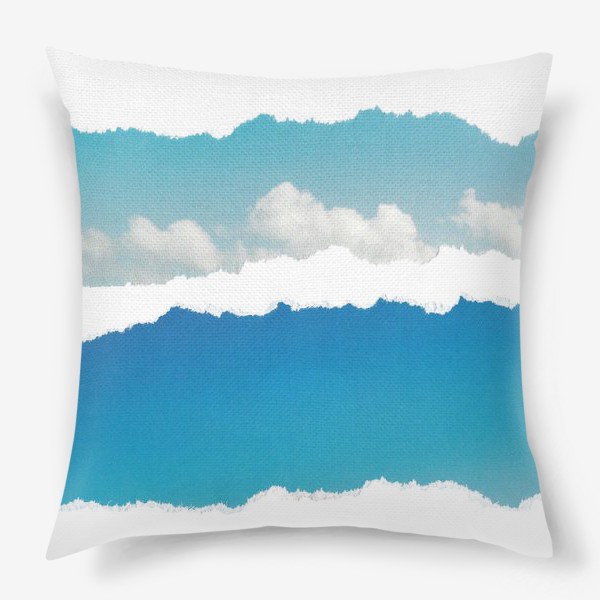 Подушка «Голубое небо. Облака. Лето»