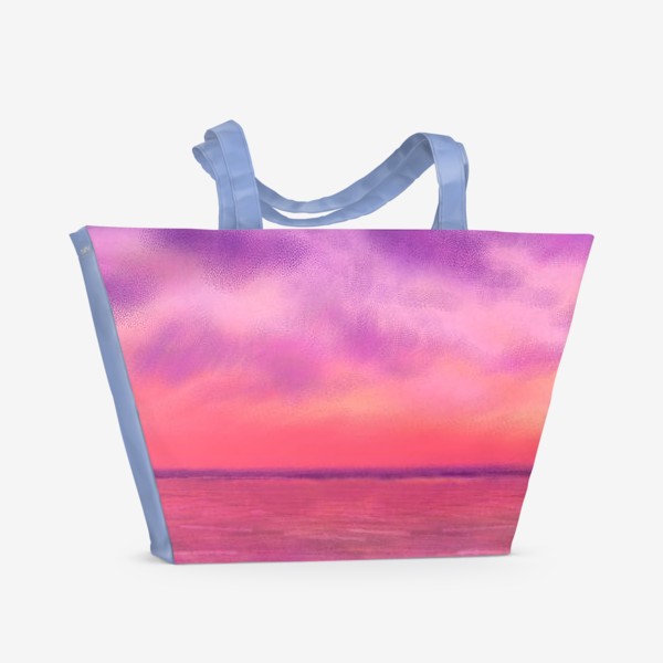 Пляжная сумка «Розовое небо»