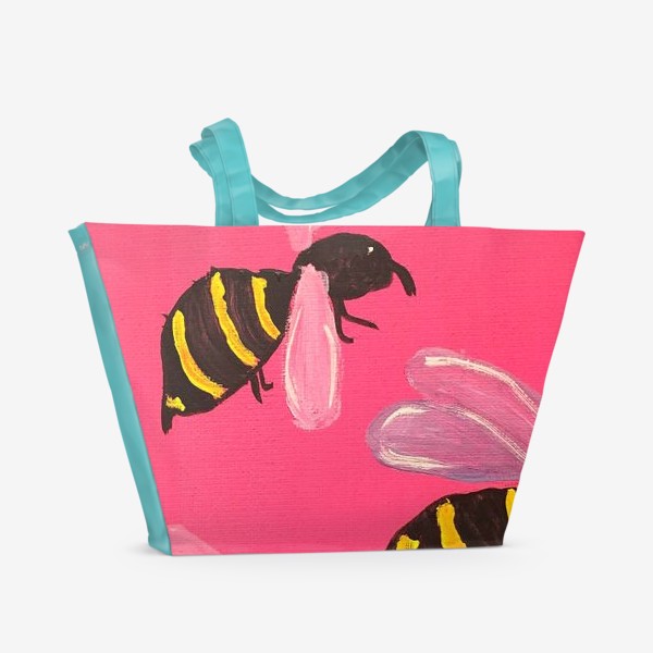 Пляжная сумка «пчелки»