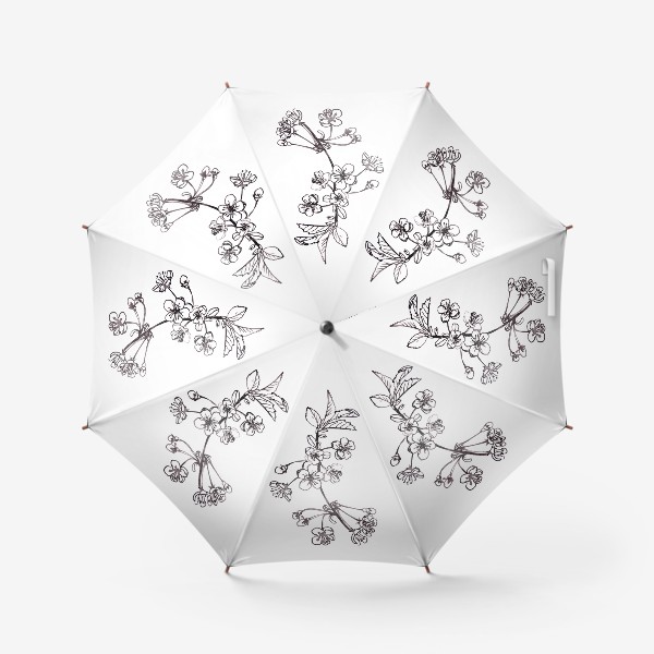 Зонт «Вишня цветёт 1»