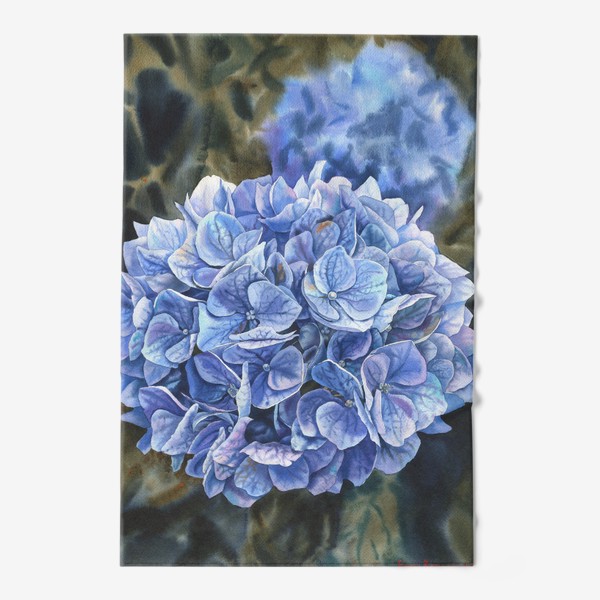 Полотенце «In my garden. Blue hydrangea.»