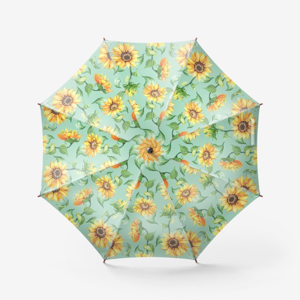 Зонт «Подсолнухи цветут»