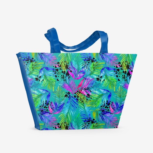 Пляжная сумка «Яркие тропики»