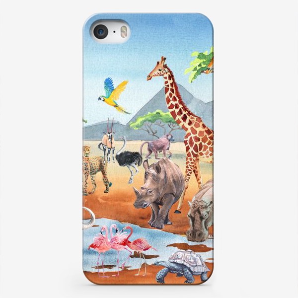 Чехол iPhone «Животные Африки»