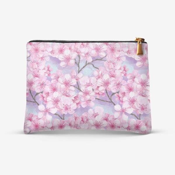 Косметичка «Весенняя сакура цветущая вишня ветка»