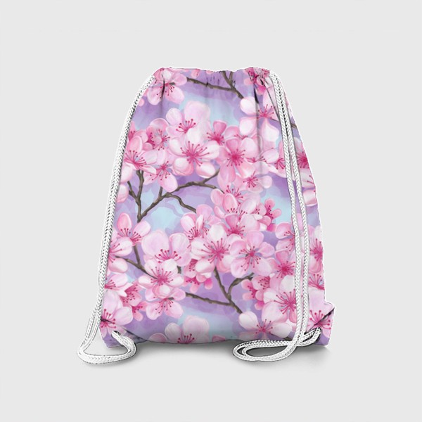Рюкзак «Весенняя сакура цветущая вишня ветка»