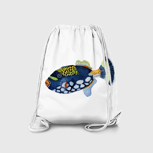 Рюкзак «Рыбка индиго.»