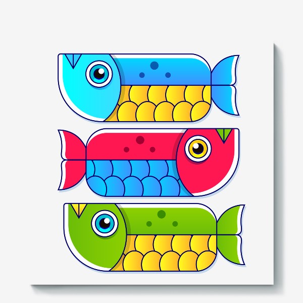 Холст «Рыбки»