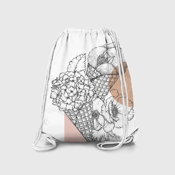Рюкзак «Цветочное мороженое»