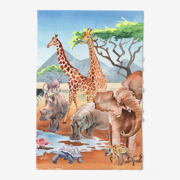 Полотенце &laquo;Животные Африки&raquo;