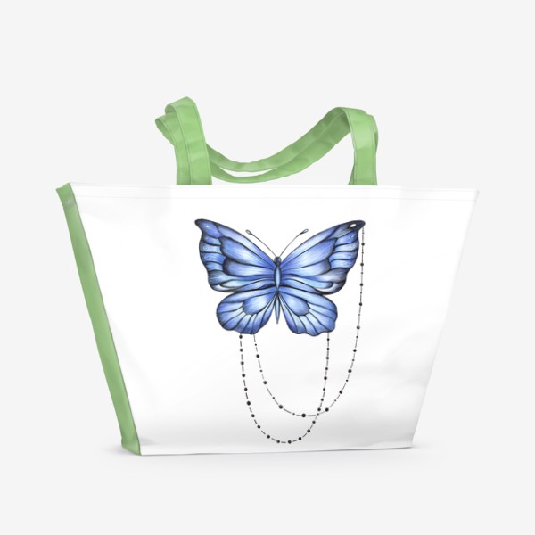 Пляжная сумка «Бабочка.»